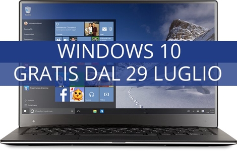 Windows 10 gratis dal 29 luglio 2015