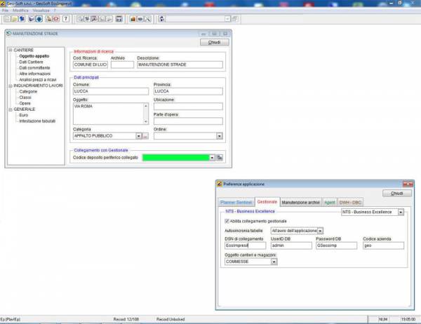 Costi di cantiere gestione impresa edile Data Bind Tools